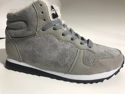 Ανδρικές μπότες Αδιάβροχες χειμερινές μπότες Ανδρικά ελαφριά ψηλά δερμάτινα παπούτσια Plus 48 No Slip Ζεστές μπότες χιονιού Λούτρινα γυναικεία υποδήματα