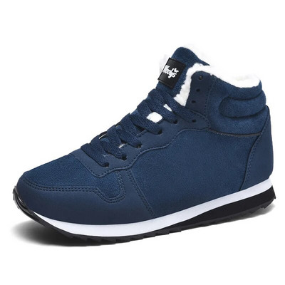 Ανδρικές μπότες Αδιάβροχες χειμερινές μπότες Ανδρικά ελαφριά ψηλά δερμάτινα παπούτσια Plus 48 No Slip Ζεστές μπότες χιονιού Λούτρινα γυναικεία υποδήματα