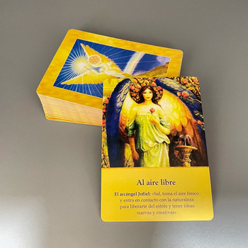 Αρχάγγελος Ταρώ Oracle Cards στην ισπανική έκδοση Fate Tips Angels Oraculos Deck επιτραπέζιων παιχνιδιών