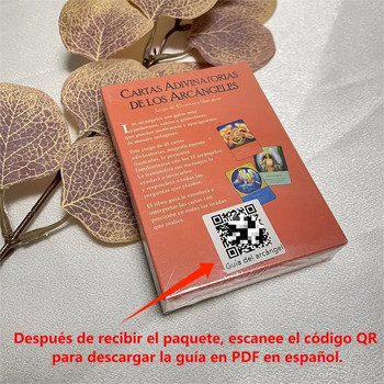 Αρχάγγελος Ταρώ Oracle Cards στην ισπανική έκδοση Fate Tips Angels Oraculos Deck επιτραπέζιων παιχνιδιών