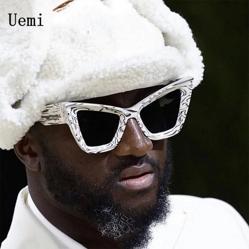 Νέοι σχεδιαστές μόδας Υπερμεγέθη γυαλιά ηλίου για γυναίκες Ανδρικά μάτια Cat Eye Μοντέρνα ρετρό γυαλιά ηλίου Ins Trending Shades UV400 Eyeglas