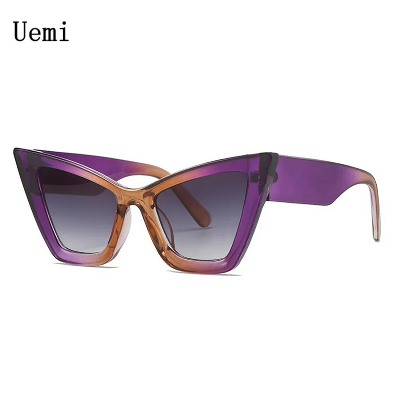 Νέοι σχεδιαστές μόδας Υπερμεγέθη γυαλιά ηλίου για γυναίκες Ανδρικά μάτια Cat Eye Μοντέρνα ρετρό γυαλιά ηλίου Ins Trending Shades UV400 Eyeglas