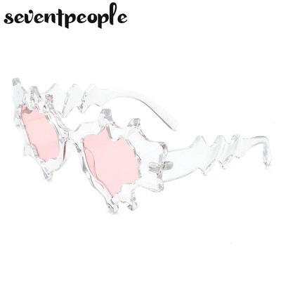 Γυναικεία γυαλιά ηλίου μόδας Y2k 2023 Πολυτελής επωνυμία σχεδιαστής Punk γυαλιά ηλίου για άνδρες Μοντέρνα ακανόνιστα γυαλιά ηλίου πάρτι UV400