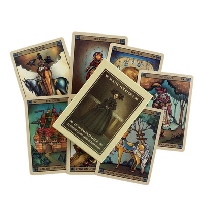 Chakre Eros și astrologie Manara Cărți erotice Oracle Tarot Divination Deck English Vision Edition Joc de masă pentru petrecere