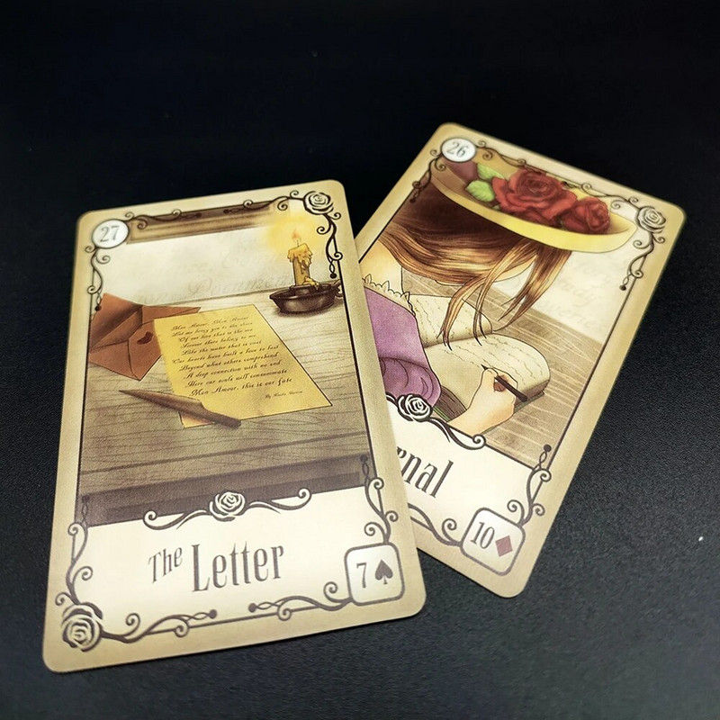 Ανακαλύψτε τα θαμμένα μυστικά In Under The Roses Under The Roses Lenormand Oracle Deck και οδηγός