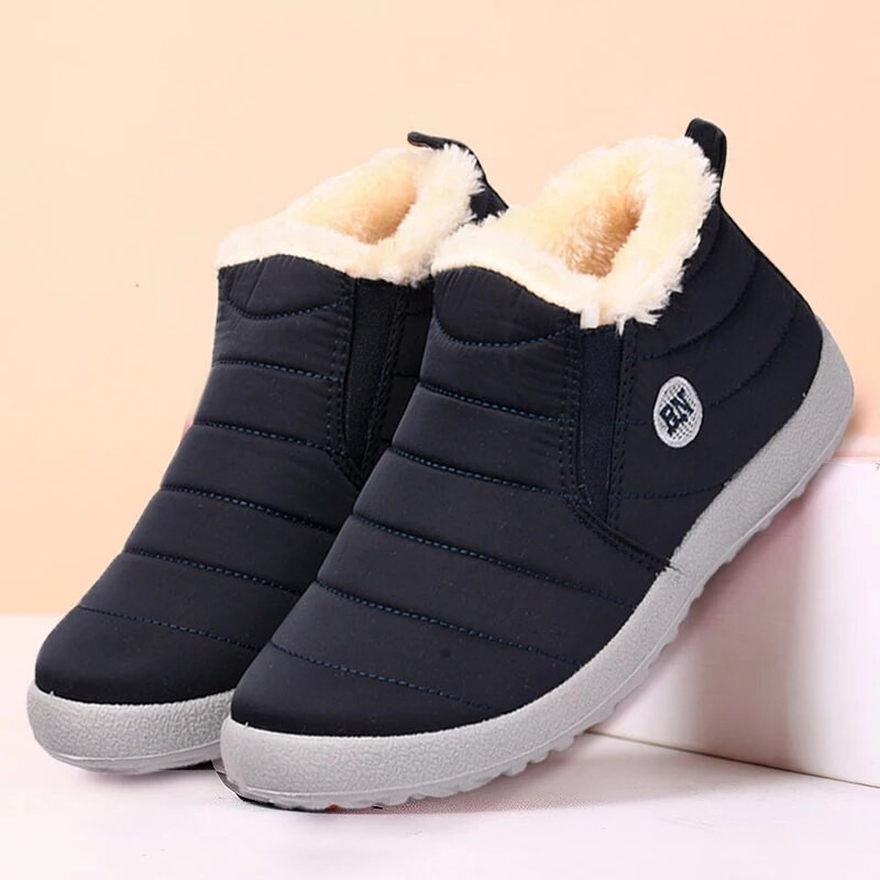 Férfi Csizmák Hó Meleg Szőrme Férfi Cipők Plüss téli csizmák Férfi Szabadtéri Cipők Férfi Vízálló Férfi Cipők Férfi Munkacsizmák Lábbeli