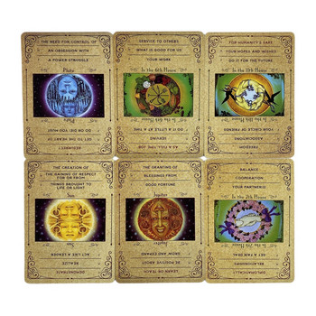 Karma Oracle Cards Невероятно забавление за използване на астрологията за четене на бъдещето A 36 English Divination Edition Deck Borad Games