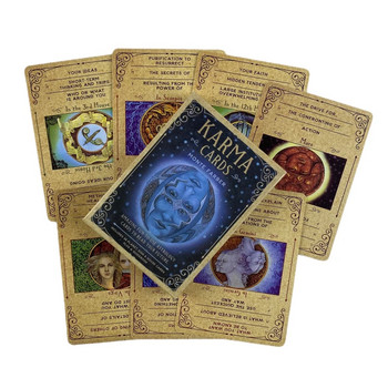 Karma Oracle Cards Καταπληκτική διασκέδαση για χρήση της αστρολογίας για ανάγνωση του μέλλοντος A 36 English Divination Edition Deck Borad Games