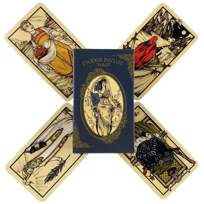 Fyodor Pavlov Cărți de tarot Un pachet de 78 Oracle English Visions Divination Edition Borad Jocuri de joc