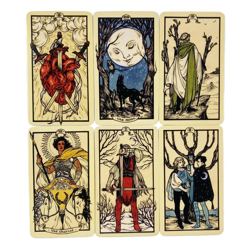 Fyodor Pavlov Cărți de tarot Un pachet de 78 Oracle English Visions Divination Edition Borad Jocuri de joc