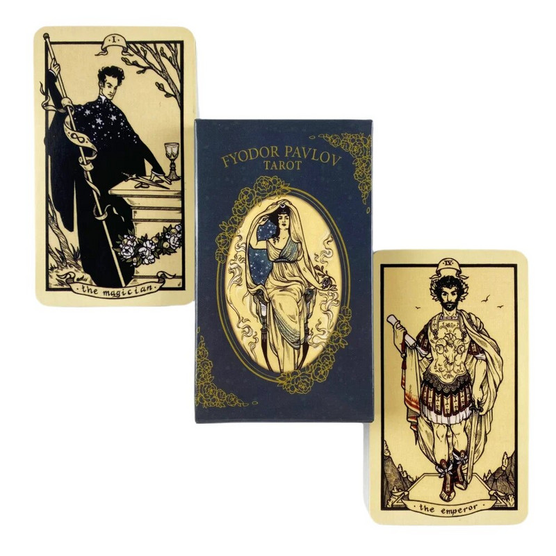Fyodor Pavlov Cărți de tarot Un pachet de 78 Oracle English Visions Divination Edition Borad Jocuri de joc