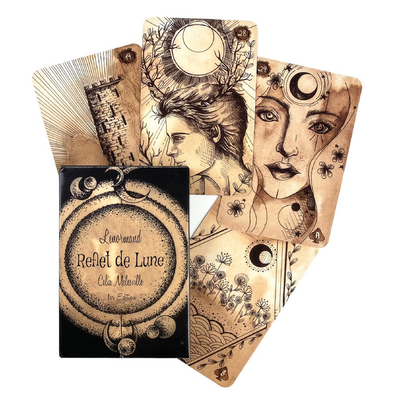 Ur Lenormand Original Primal Lenormand Oracle Cards for Fate Divination Επιτραπέζιο παιχνίδι Ταρώ και μια ποικιλία επιλογών Ταρώ