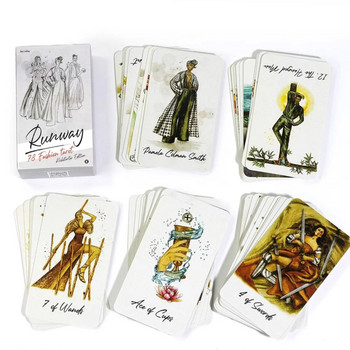 Νέο Hot Runway Tarot For Family Friends Διασκεδαστικό μαντικό Διασκέδαση πάρτι Επιτραπέζια παιχνίδια