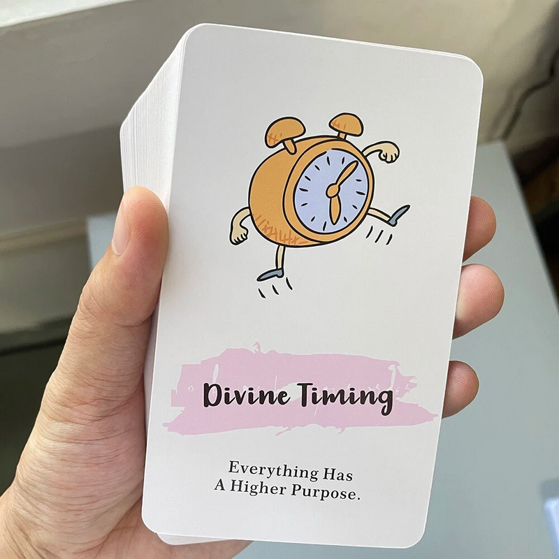 Tuleviku Kõrgema Mina Oraakli kaardid 400 GSM PABER Märksõnad Prohveteering Ennustamistekid 12x7cm Ingliskeelne versioon Karbis Tarot