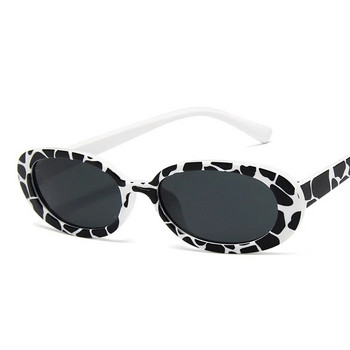 MUSELIFE Черни ретро слънчеви очила Овални слънчеви очила Дамски ретро маркови дизайнерски ретро дамски котешки очи Розови слънчеви очила UV400