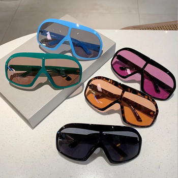 KAMPT Oversized Monoblock γυαλιά ηλίου 2023 Νέα γυαλιά γυαλιών εξωτερικού χώρου Candy Color Κομψά μοντέρνα γυαλιά προστασίας UV400 Γυναικείες αποχρώσεις