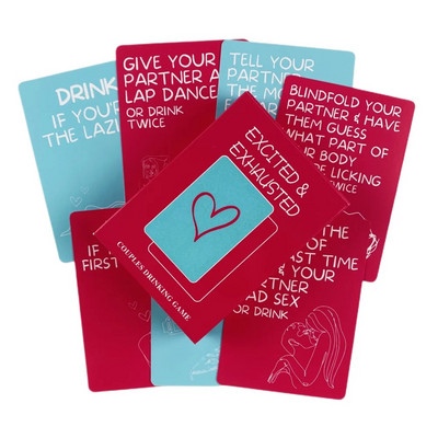 White Werewolf Devious People Κάρτες Ζευγάρια Παιχνίδι Ποτών Love Edition Excited Board Deck for Party Playing