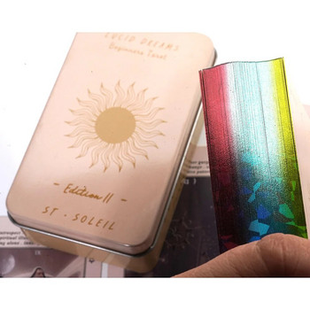 Lucid Dream Card Tarot In Metal Tin Box Fate Divination Family Party Game Tarot Oracle Cards Game for Women Κορίτσι Κάρτες Ταρώ