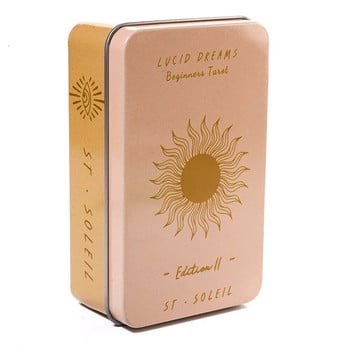 Lucid Dream Card Tarot In Metal Tin Box Fate Divination Family Party Game Tarot Oracle Cards Game for Women Κορίτσι Κάρτες Ταρώ