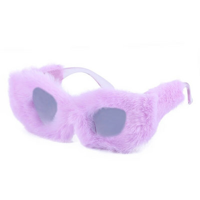 Moodsad, pehmest karusnahast naiste päikeseprillid 2022, uued käsitsi valmistatud sametist päikeseprillid, naiste ülisuured kandilised prillid UV400 naiste varjud