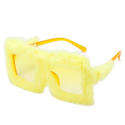 Moodsad, pehmest karusnahast naiste päikeseprillid 2022, uued käsitsi valmistatud sametist päikeseprillid, naiste ülisuured kandilised prillid UV400 naiste varjud