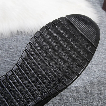 Ανδρικές μπότες Αδιάβροχες μπότες για χιόνι Αντιολισθητικές αιτίες επίπεδες ανδρικές μπότες αγκάθου