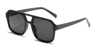 Retro četvrtaste sunčane naočale Žene Muškarci 2023. Novi trendovi Dvostruki snop Žute velike sunčane naočale Ženske prevelike nijanse UV400