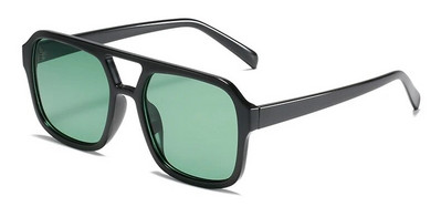 Retro četvrtaste sunčane naočale Žene Muškarci 2023. Novi trendovi Dvostruki snop Žute velike sunčane naočale Ženske prevelike nijanse UV400