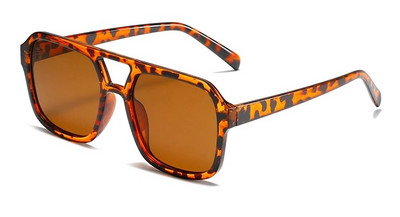 Retro četvrtaste sunčane naočale Žene Muškarci 2023. Novi trendovi Dvostruki snop Žute velike sunčane naočale Ženske prevelike nijanse UV400