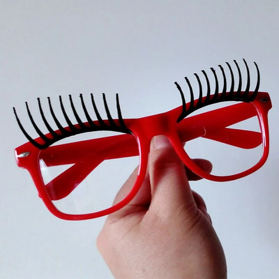 IENJOY 2021 Fake Eyelash Funny Shape Glasses Party Personalized Party Makeup Photography Διακοσμητικά γυαλιά