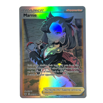 Cutie holografică de cărți Pokemon engleză Charizard Vmax GX Aerodactyl Vstar Pikachu Hobby-uri Colecție rară Cărți de luptă Jucării Cadouri