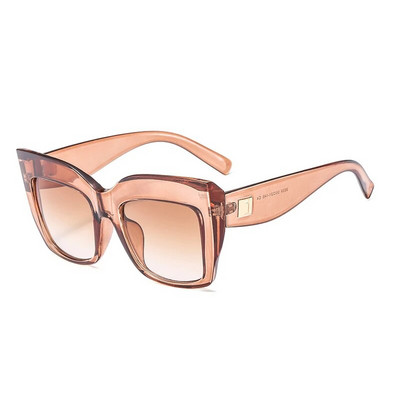 OEC CPO Vintage τετράγωνα γυαλιά ηλίου Γυναικεία Ανδρικά Μεγάλος Σκελετός Μόδα Γκρίζες Αποχρώσεις Γυαλιά ηλίου Γυναικεία Πολυτελή Oculos UV400 O34