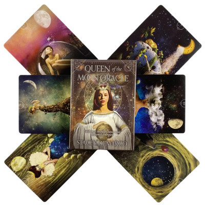 Ethereal Visions Illuminated Tarot Cards Queen Of The Moon Seasons Of The Witch Deck Επιτραπέζια παιχνίδια για πάρτι σε υψηλή ποιότητα