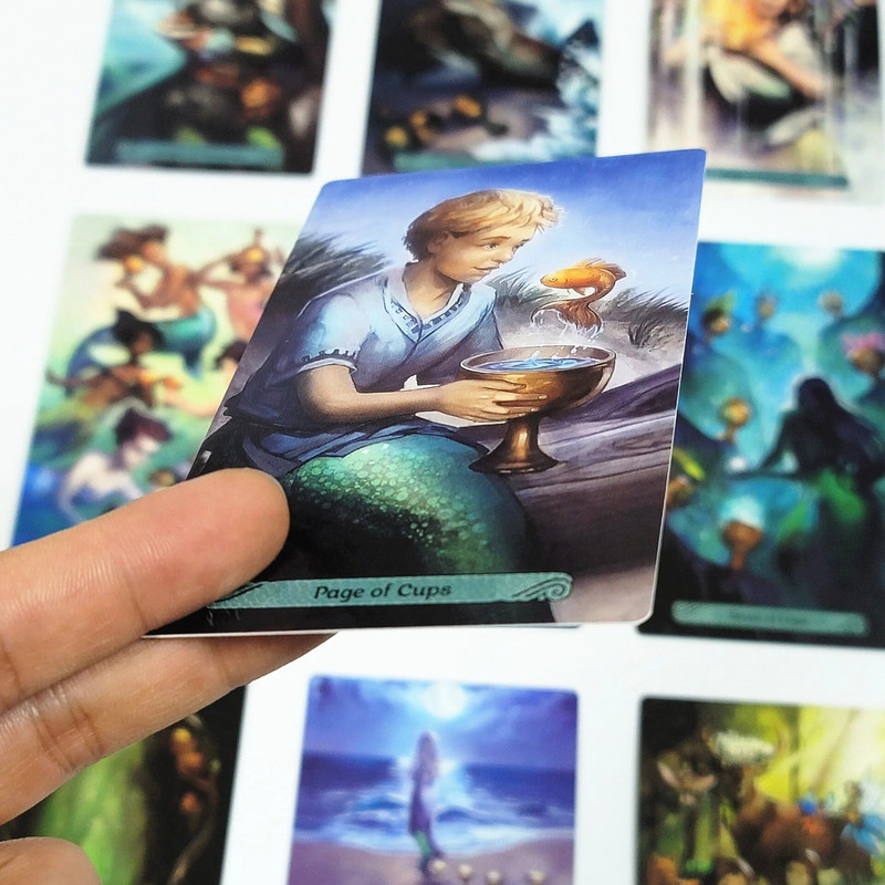 Νέα καυτή γοργόνα 12*7 εκ. Ταρώ για οικογενειακούς φίλους Διασκεδαστικό μαντικό Διασκεδαστικό πάρτι Επιτραπέζια παιχνίδια