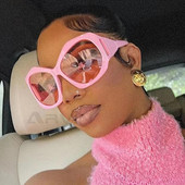 Fashion Oversized Cat Eye Pink Y2K Γυναικεία γυαλιά ηλίου Vintage επώνυμα Punk γυαλιά ηλίου για γυναικεία γυαλιά UV400 αποχρώσεις μεγάλου σκελετού