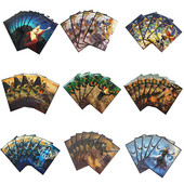 60PCS/BAG Κάρτα TCG MGT The Wandering Emperor Sleeves Χαρακτήρες παιχνιδιών Protector Cards Shield Graphics Protector Έγχρωμα μανίκια PKM