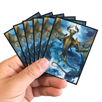 60PCS/BAG Κάρτα TCG MGT The Wandering Emperor Sleeves Χαρακτήρες παιχνιδιών Protector Cards Shield Graphics Protector Έγχρωμα μανίκια PKM