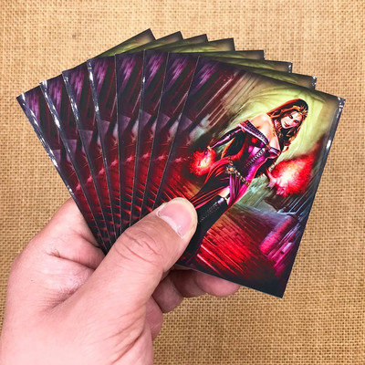 60PCS/BAG Κάρτα TCG MGT The Wandering Emperor Sleeves Χαρακτήρες παιχνιδιών Protector Cards Shield Graphics Protector Έγχρωμα μανίκια PKM