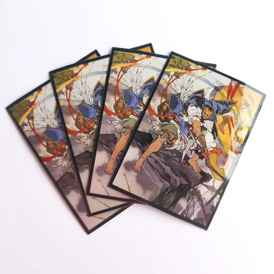 60PCS/BAG Κάρτα TCG MGT The Wandering Emperor Sleeves Χαρακτήρες παιχνιδιών Protector Cards Shield Graphics Protector Έγχρωμα μανίκια PKM
