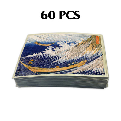 60PCS/BAG Κάρτα TCG MGT The Wandering Emperor Sleeves Χαρακτήρες παιχνιδιών Protector Cards Shield Graphics Protector Έγχρωμα μανίκια PKM