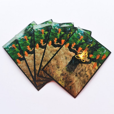 60PCS/BAG Κάρτα TCG MGT The Wandering Emperor Sleeves Χαρακτήρες παιχνιδιών Protector Cards Shield Graphics Protector Έγχρωμα μανίκια PKM