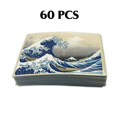 60PCS/BAG Κάρτα TCG MGT The Wandering Emperor Sleeves Χαρακτήρες παιχνιδιών Protector Cards Shield Graphics Protector Έγχρωμα μανίκια PKM