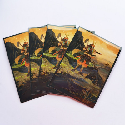 60PCS/BAG Κάρτα TCG MGT The Wandering Emperor Sleeves Χαρακτήρες παιχνιδιών Protector Cards Shield Graphics Protector Έγχρωμα μανίκια PKM