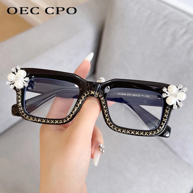 Νέα Diamonds Square γυαλιά ηλίου Γυναικεία επώνυμα σχεδιαστής Luxury γυαλιά ηλίου Rhinestone Γυαλιά ηλίου γυναικεία χρώματα καραμέλα αποχρώσεις UV400 Γυαλιά