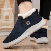 2023 új férfi csizmák hó meleg szőrme túrázás férfi téli cipők nagy méretű bokacsizma vízálló férfi munkacipő