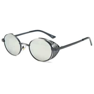 OEC CPO Oval Punk Vintage Γυναικεία γυαλιά ηλίου Στρογγυλά επώνυμα επώνυμα Γυαλιά ηλίου Γυναικεία Steampunk Retro γυαλιά οράσεως UV400 Oculos