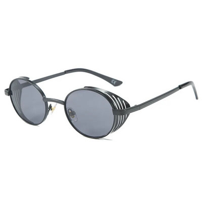 OEC CPO Oval Punk Vintage Γυναικεία γυαλιά ηλίου Στρογγυλά επώνυμα επώνυμα Γυαλιά ηλίου Γυναικεία Steampunk Retro γυαλιά οράσεως UV400 Oculos