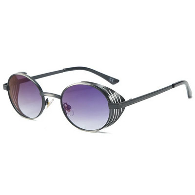 OEC CPO Oval Punk Vintage Γυναικεία γυαλιά ηλίου Στρογγυλά επώνυμα επώνυμα Γυαλιά ηλίου Γυναικεία Steampunk Retro γυαλιά οράσεως UV400 Oculos