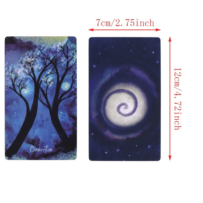 karbis 80 kvaliteetseid 12 x 7 cm kaarte Inglise tekk, tugev prohvet algajatele paberist juhendikaanega