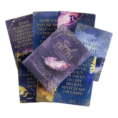 Soul Truth Αυτογνωσία Oracle Cards Divination Deck English Versions Έκδοση Ταρώ Επιτραπέζιο παιχνίδι για πάρτι